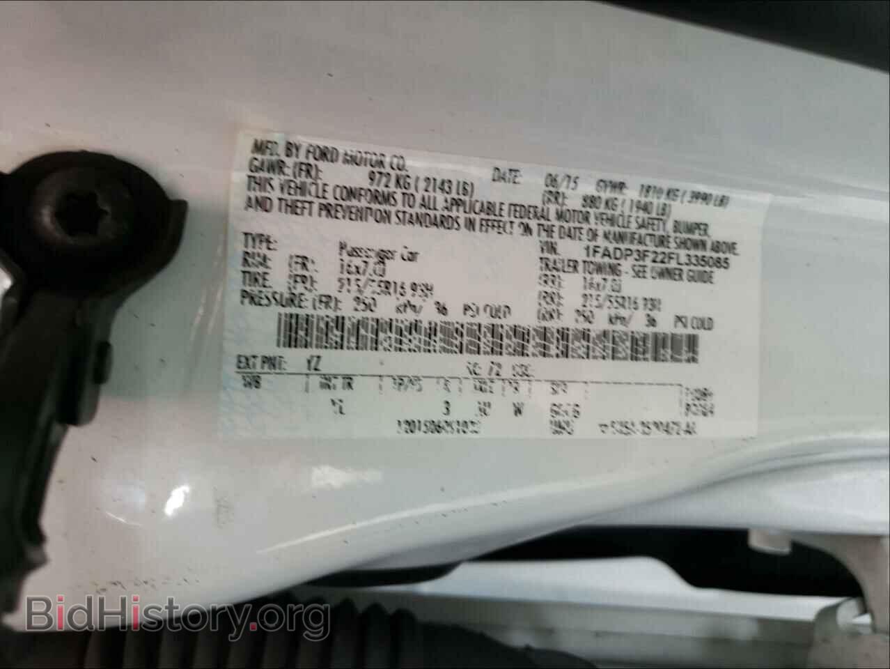 2015 FORD FOCUS - VIN: 1FADP3F22FL335085 - Фото 10