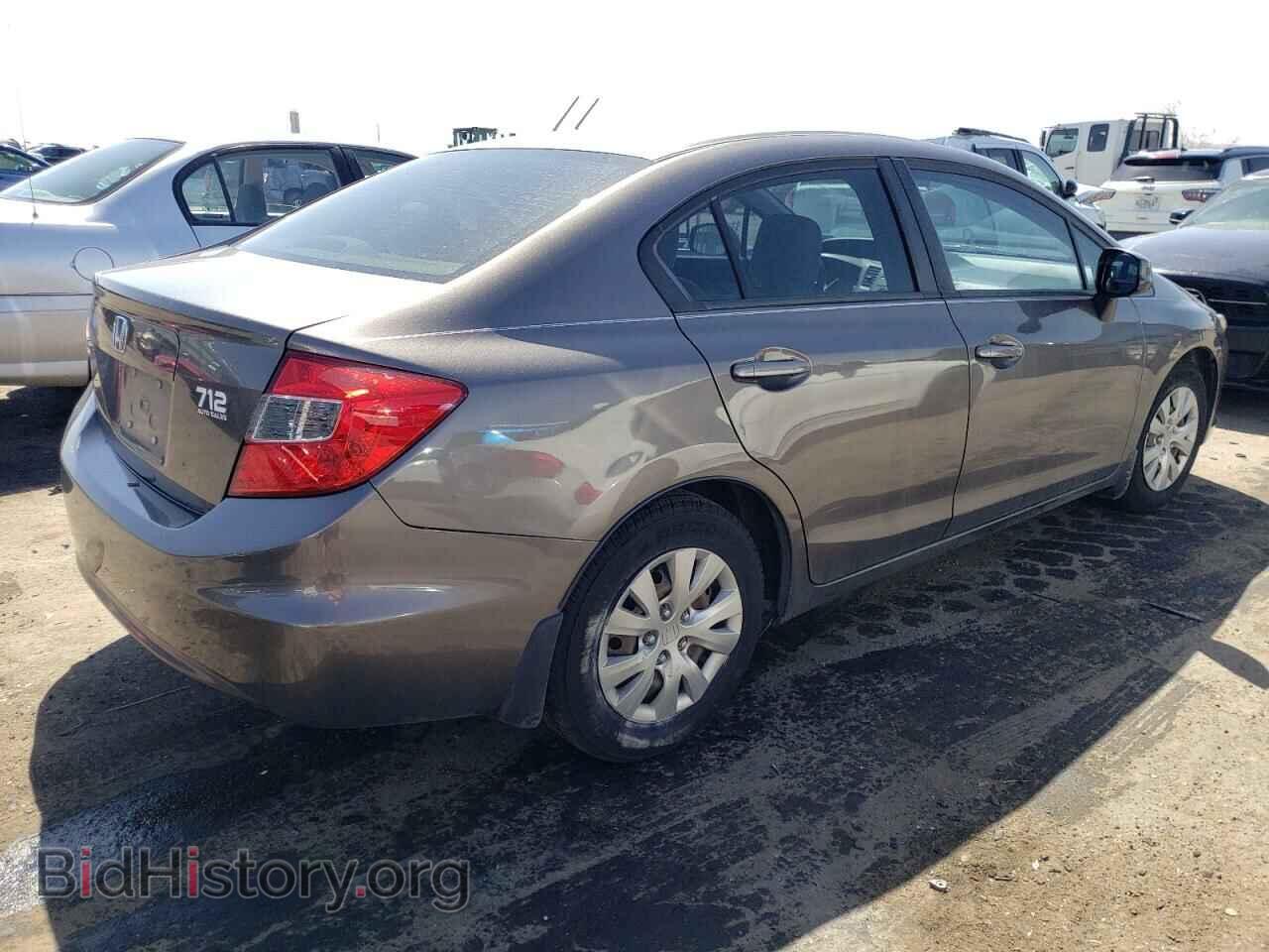 2012 HONDA CIVIC - VIN: 19XFB2F51CE306476 - Фото 3