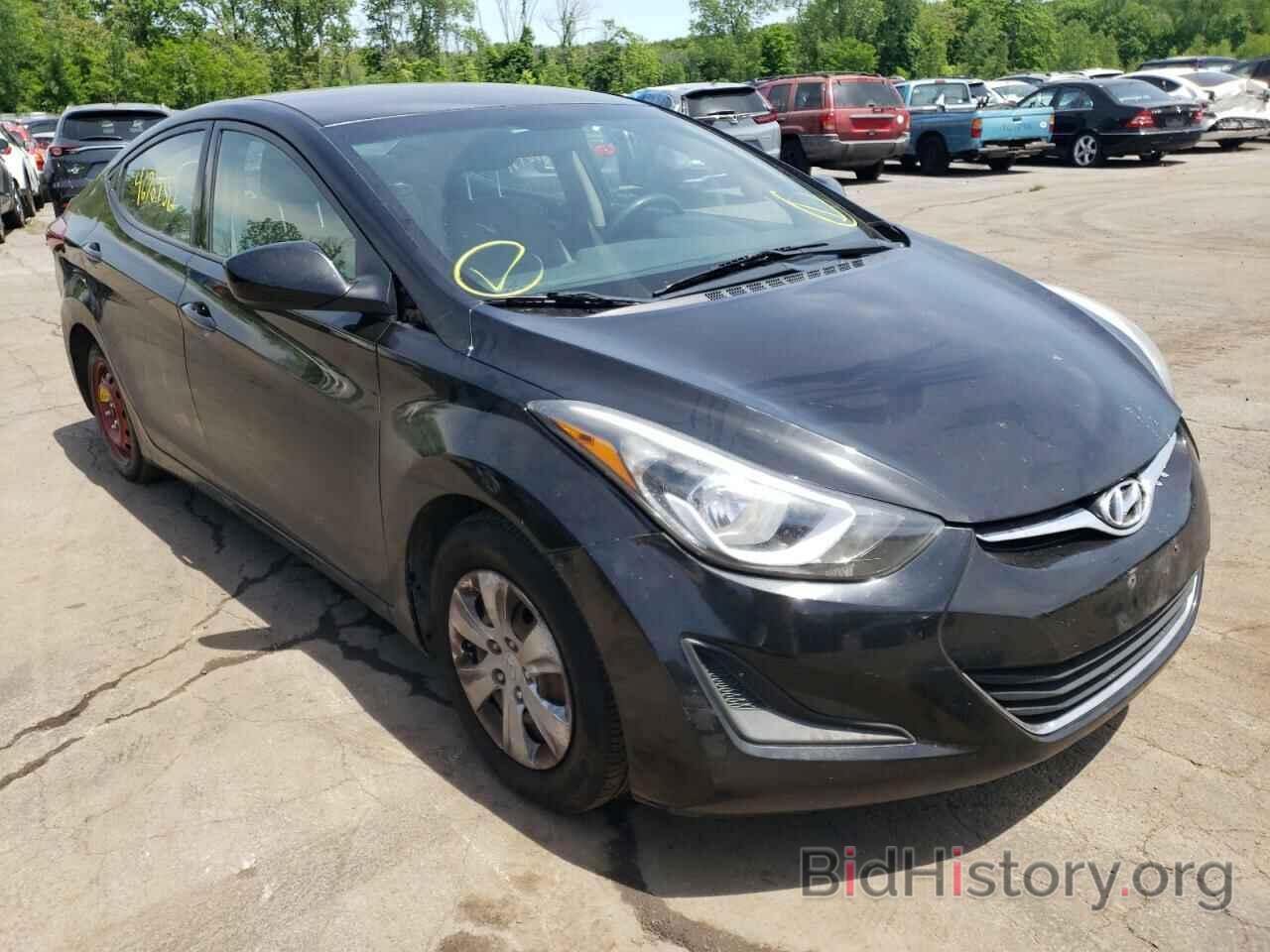 Photo KMHDH4AE8GU607533 - HYUNDAI ELANTRA 2016