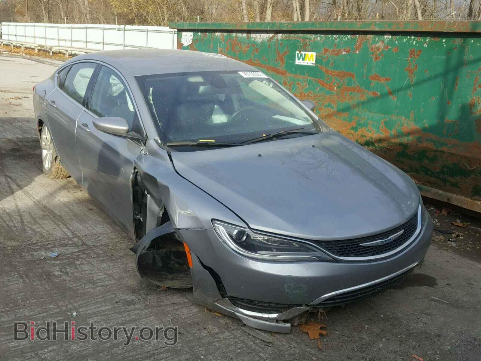 Фотография 1C3CCCAB5GN100943 - CHRYSLER 200 2016