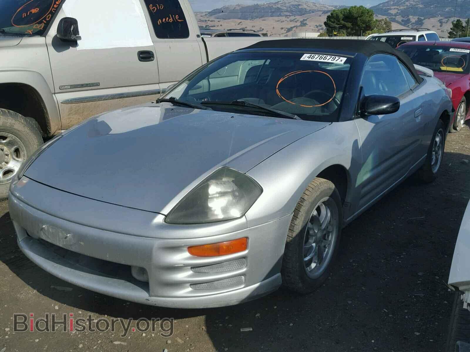 2002 MITSUBISHI ECLIPSE - VIN: 4A3AE45G62E091670 - Photo 2