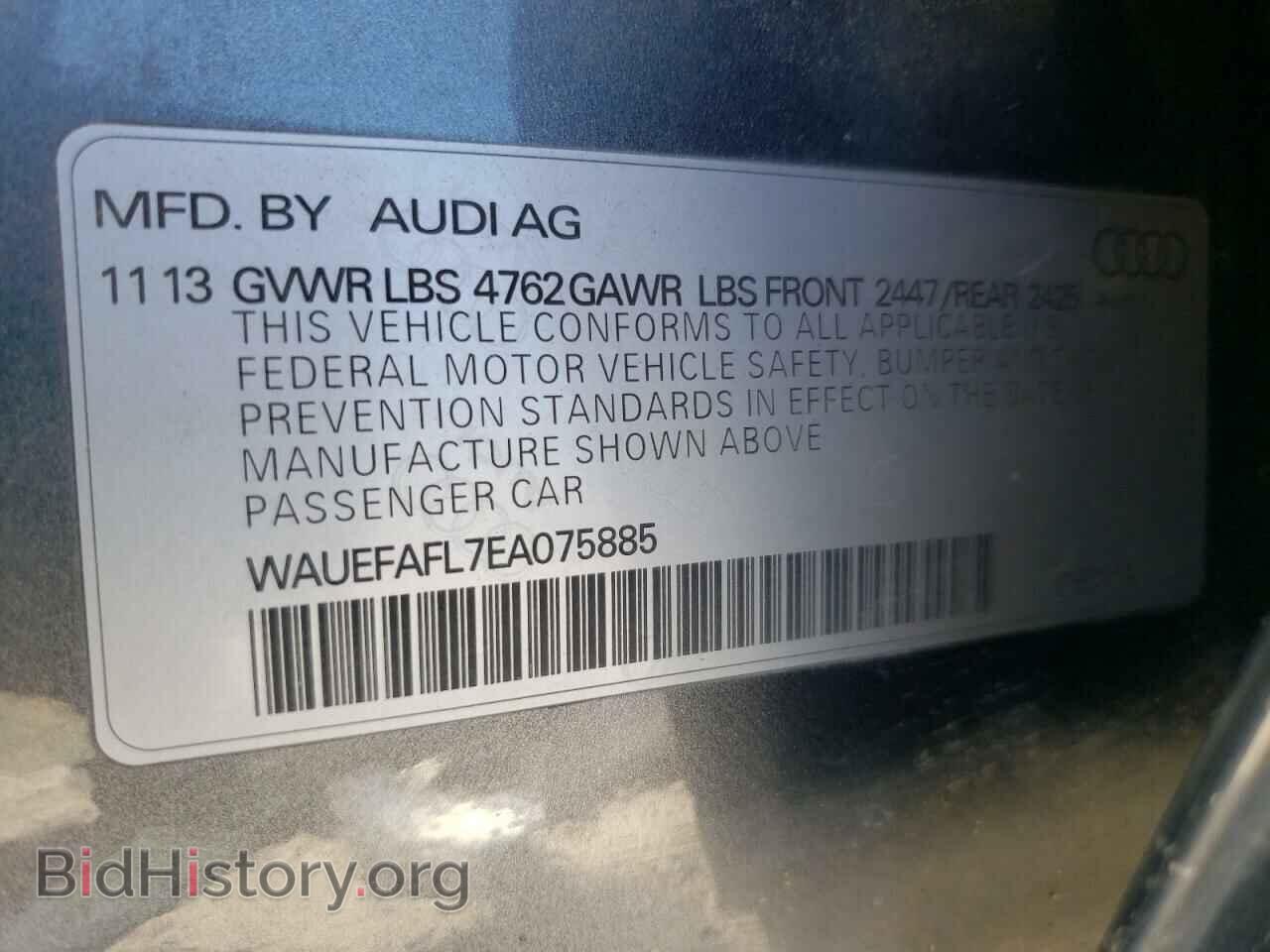 2014 AUDI A4 - VIN: WAUEFAFL7EA075885 - Фото 10