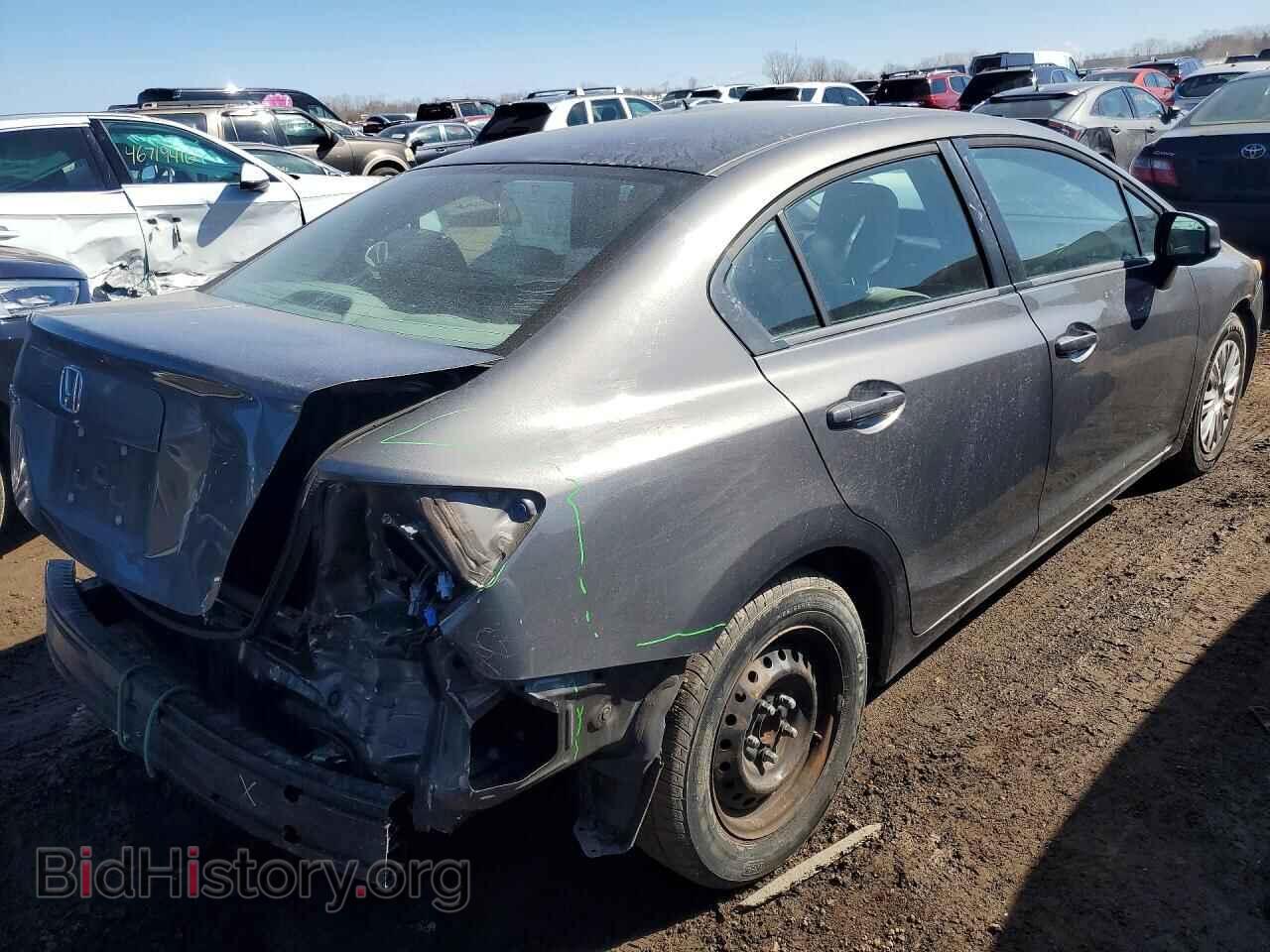 2012 HONDA CIVIC - VIN: 2HGFB2F52CH584888 - Фото 3