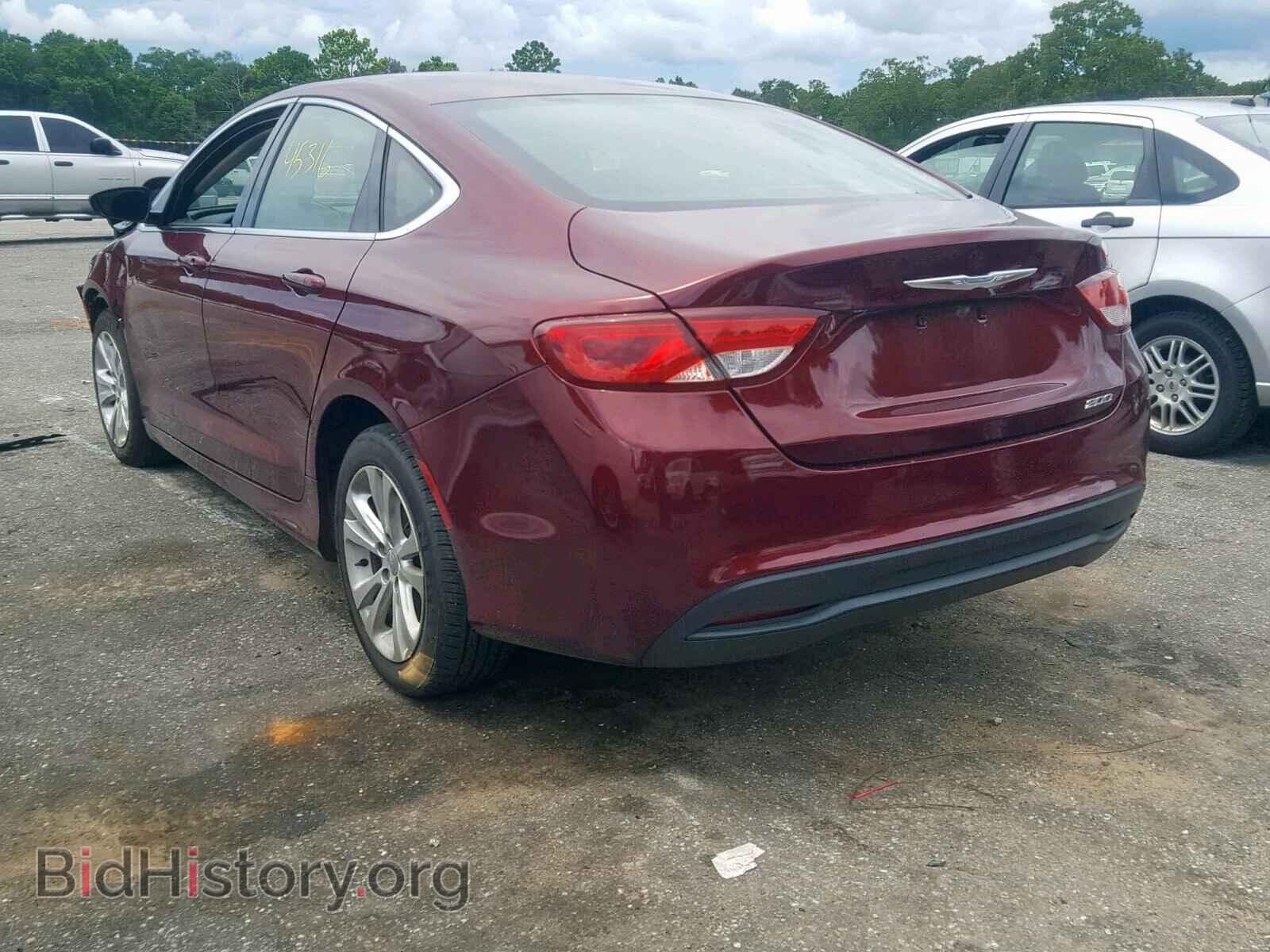 2016 CHRYSLER 200 - VIN: 1C3CCCFB8GN182207 - Фото 3