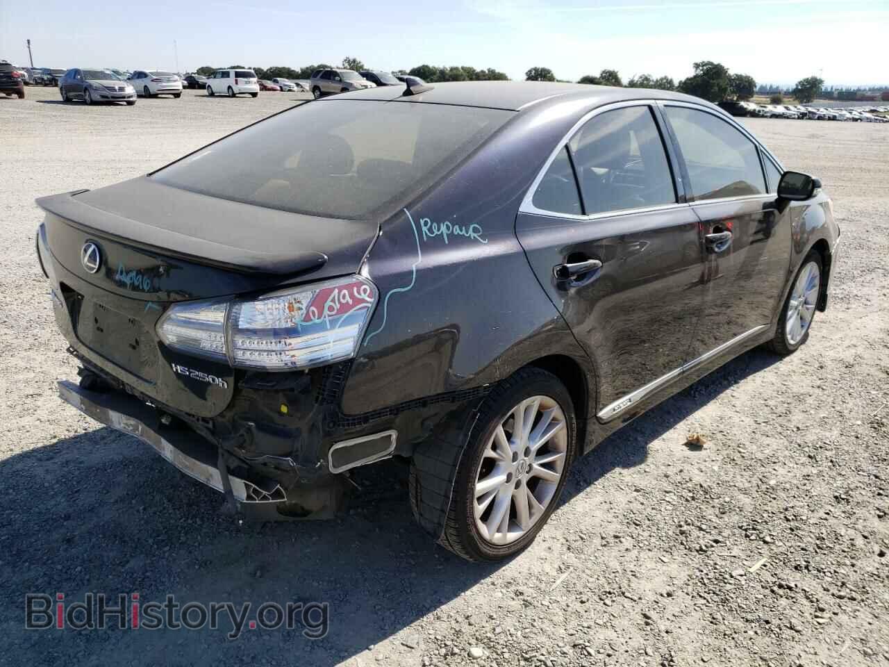 2010 LEXUS HS - VIN: JTHBB1BA2A2018079 - Photo 4