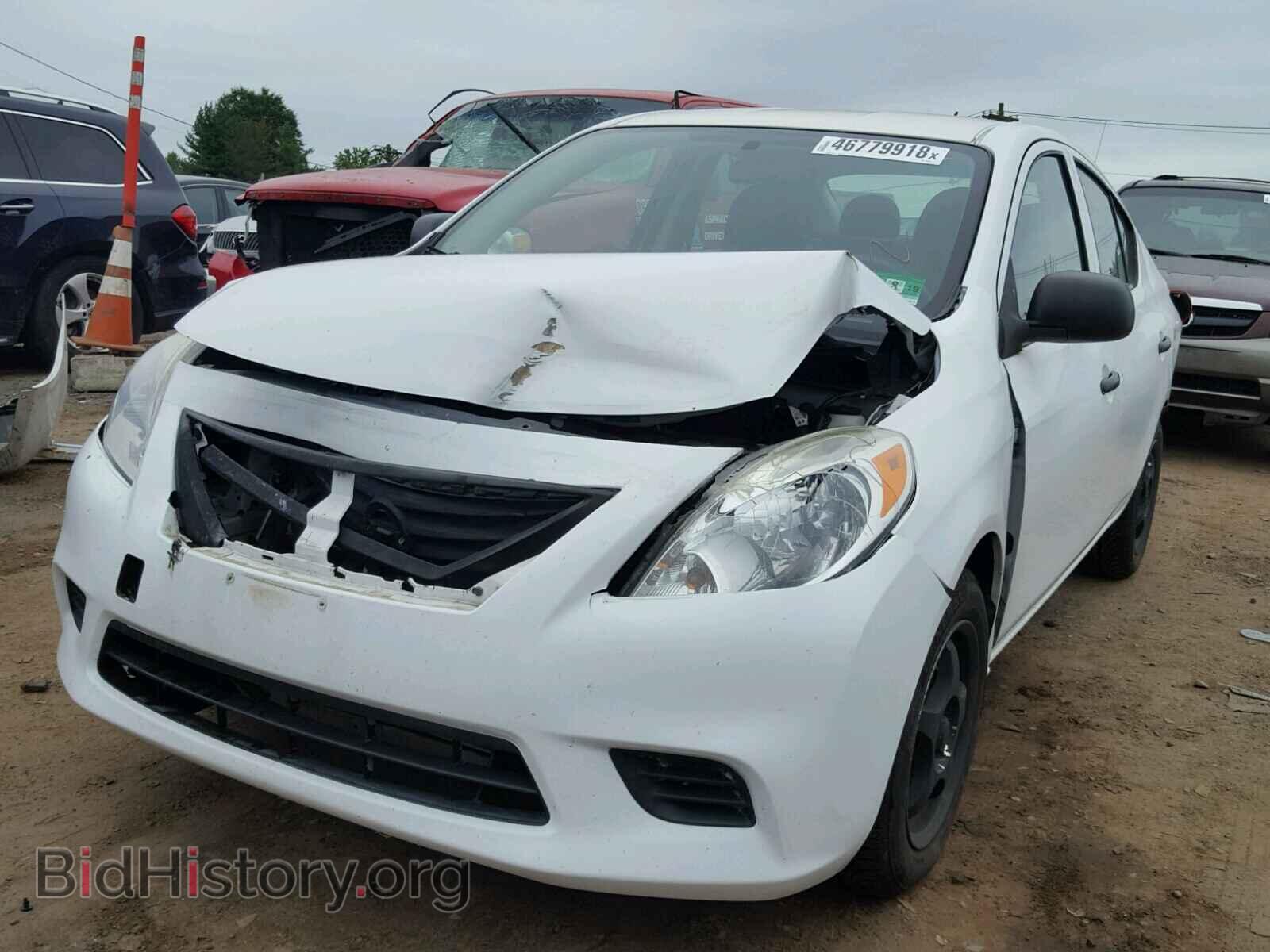 2012 NISSAN VERSA - VIN: 3N1CN7AP6CL808432 - Фото 2
