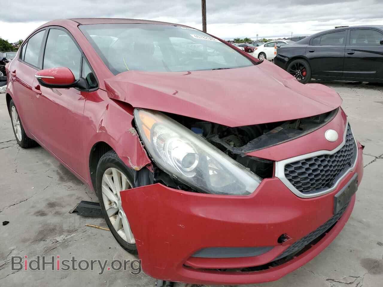 Photo KNAFX4A60E5126589 - KIA FORTE 2014
