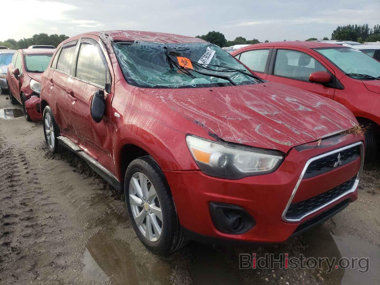 Photo 4A4AP3AU1EE001650 - MITSUBISHI OUTLANDER 2014