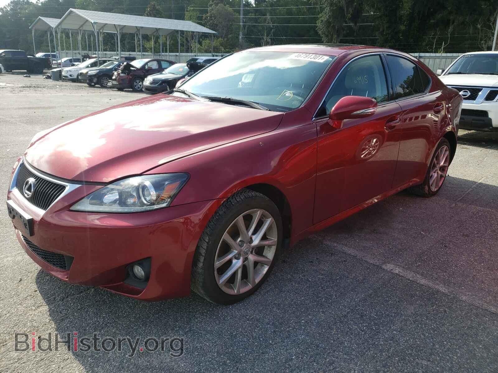 2012 LEXUS IS - VIN: JTHCF5C27C5054472 - Фото 2