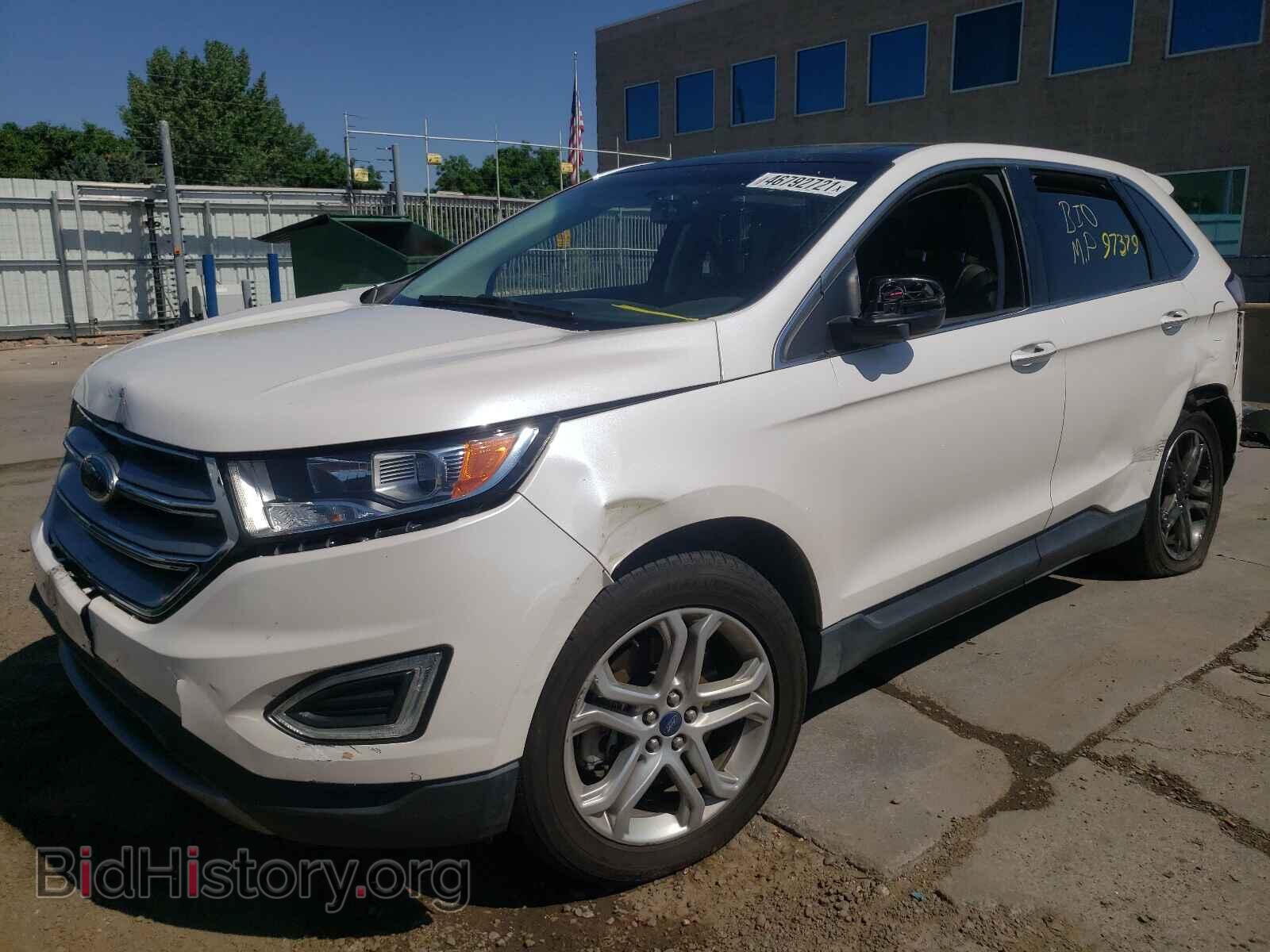 2017 FORD EDGE - VIN: 2FMPK4K97HBB29516 - Фото 2