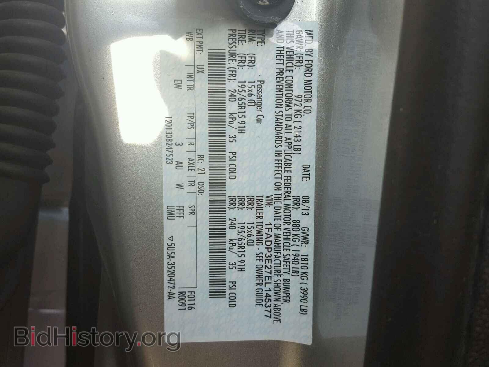 2014 FORD FOCUS - VIN: 1FADP3E27EL145377 - Photo 10