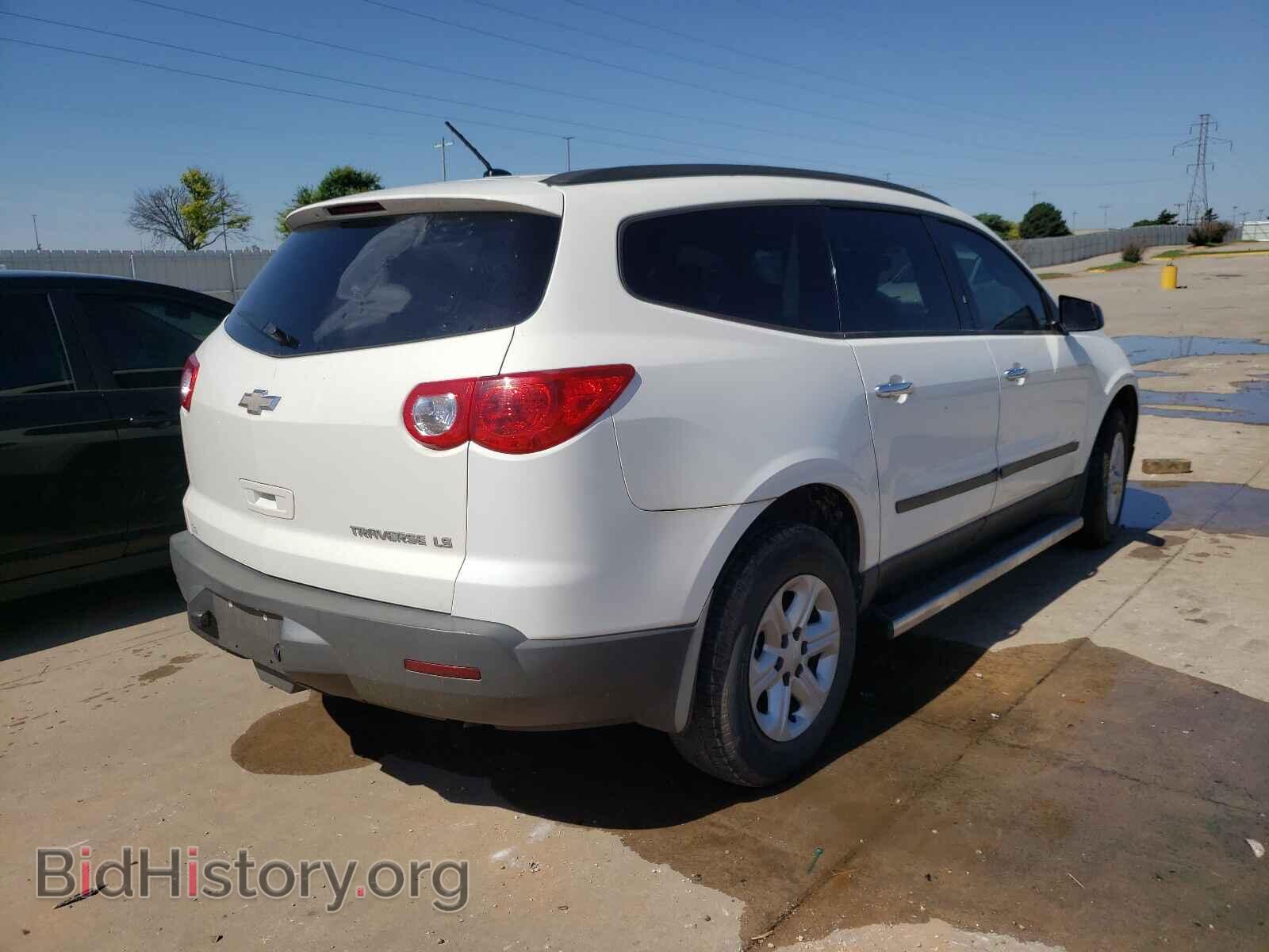 2012 CHEVROLET TRAVERSE - VIN: 1GNKRFED5CJ261689 - Фото 4