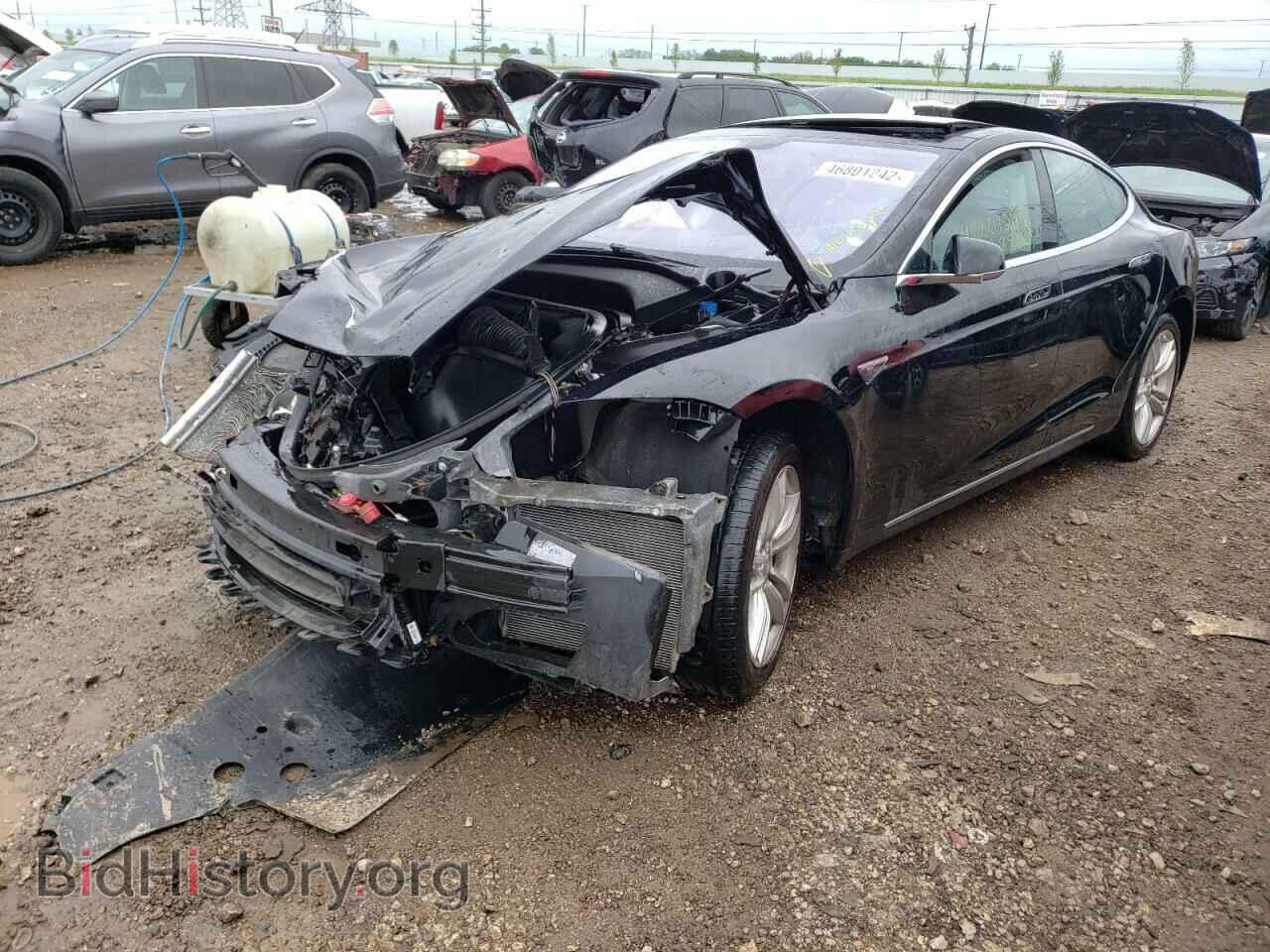 2014 TESLA MODEL S - VIN: 5YJSA1H17EFP48018 - Photo 2