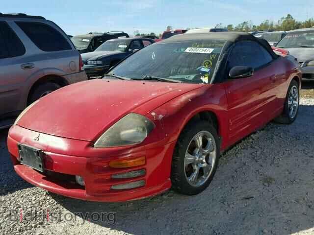 2001 MITSUBISHI ECLIPSE - VIN: 4A3AE35GX1E002174 - Фото 2