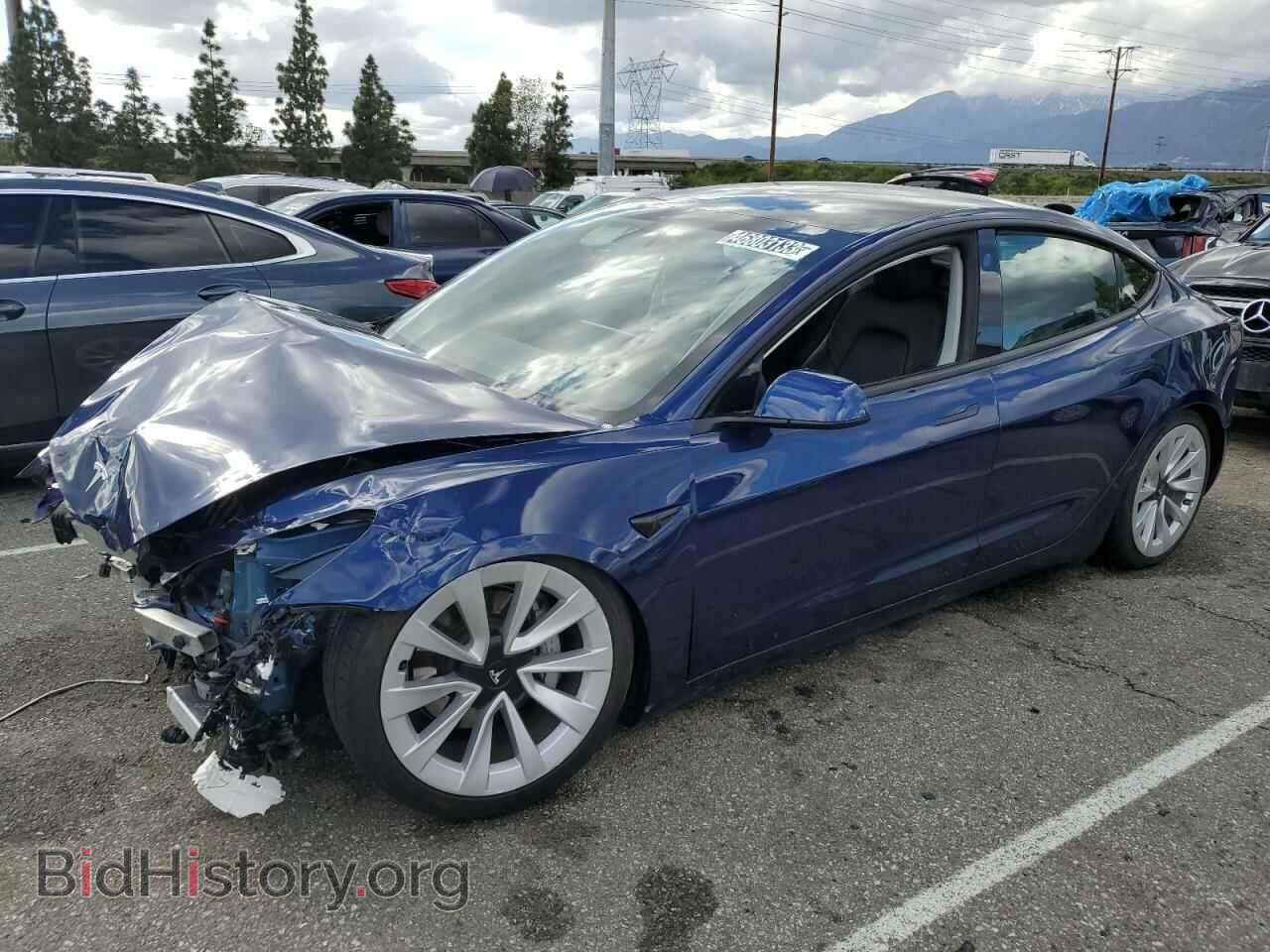 Фотография 5YJ3E1EA5NF144741 - TESLA MODEL 3 2022