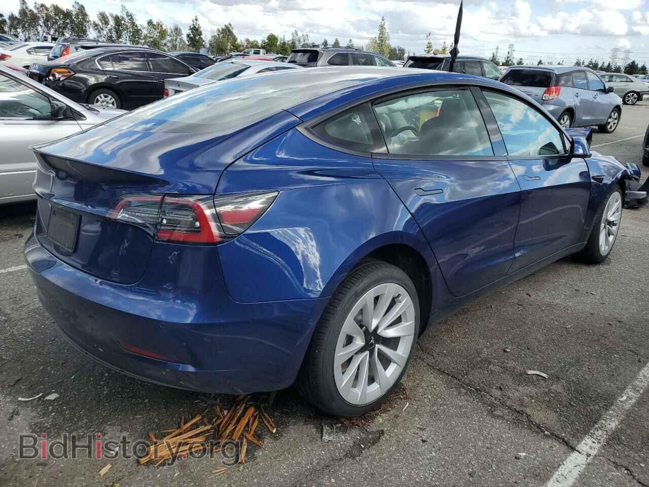 2022 TESLA MODEL 3 - VIN: 5YJ3E1EA5NF144741 - Фото 3