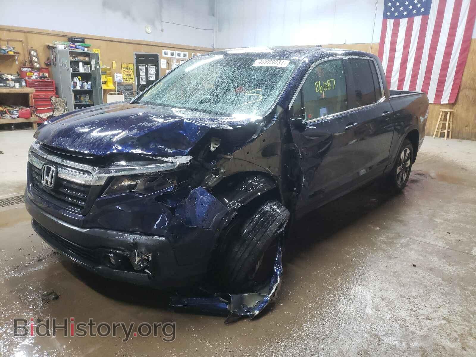 2019 HONDA RIDGELINE - VIN: 5FPYK3F51KB049222 - Фото 2
