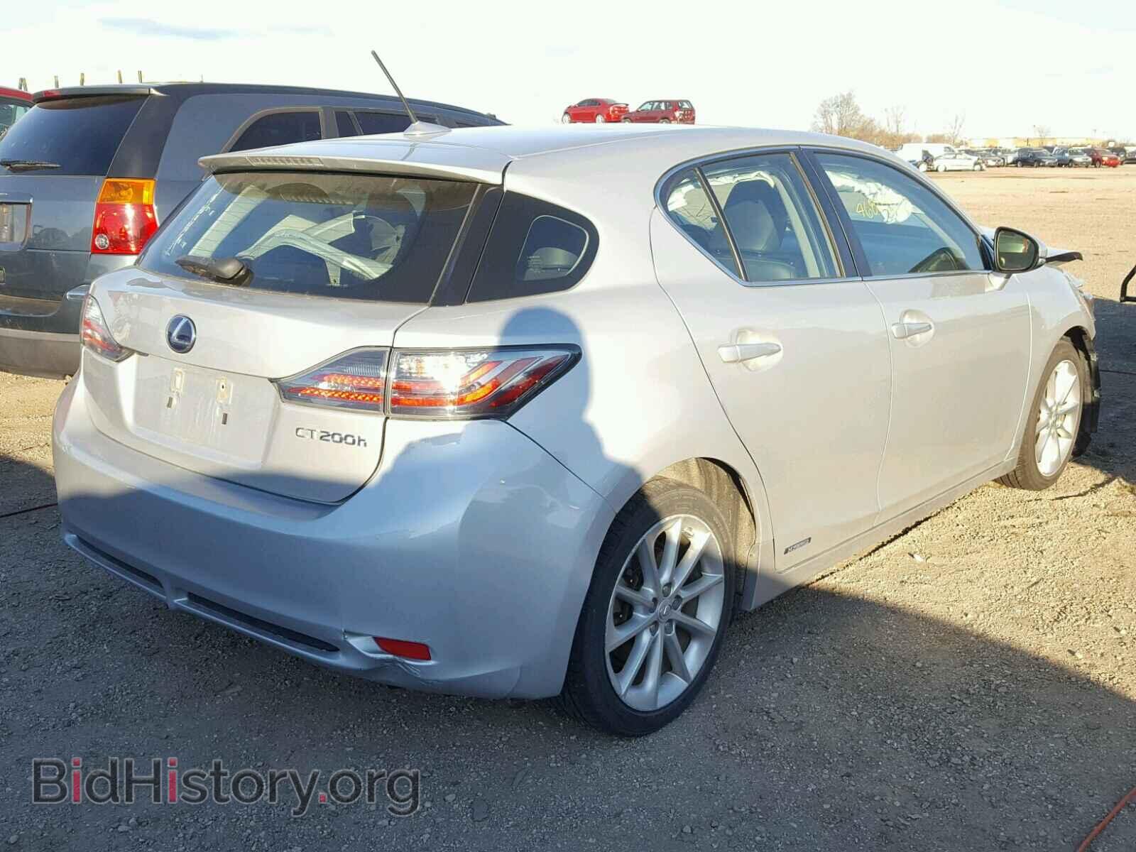 2011 LEXUS CT 200 - VIN: JTHKD5BH7B2046668 - Фото 4