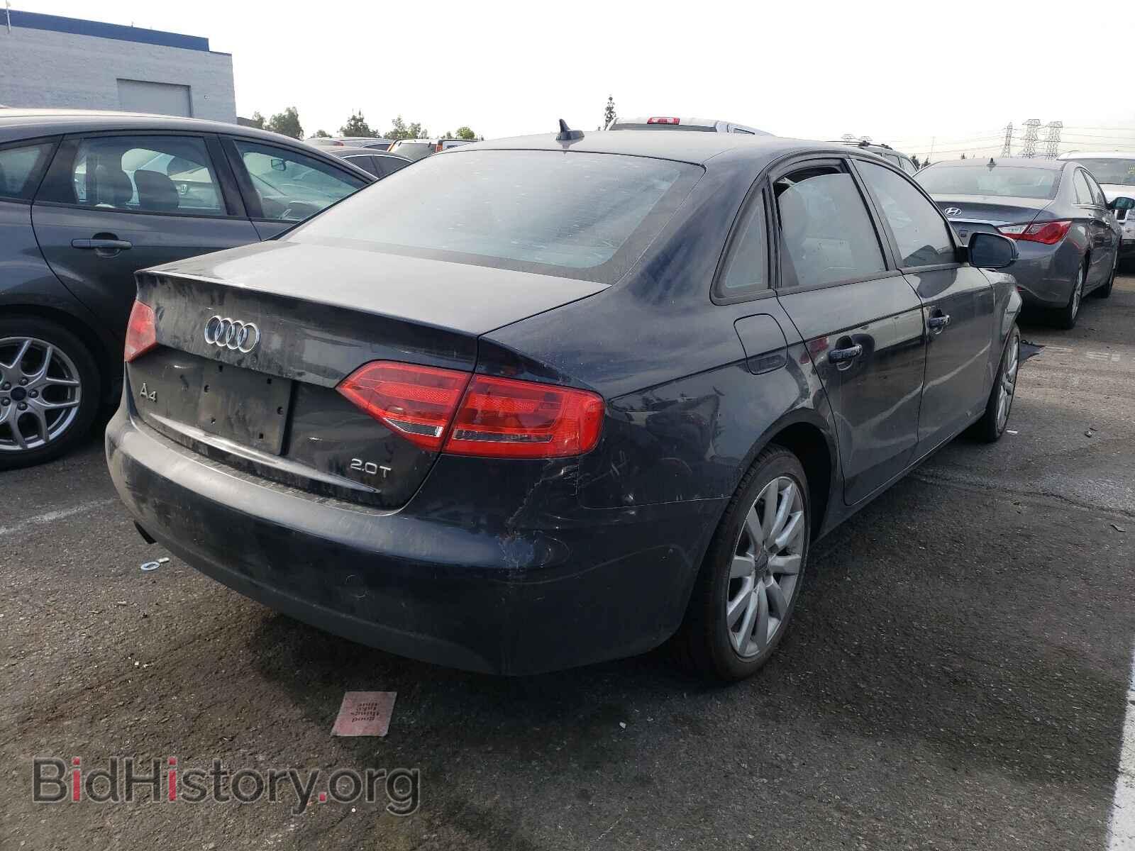 2012 AUDI A4 - VIN: WAUAFAFL4CN007984 - Фото 4