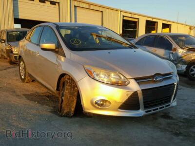 2012 Ford FOCUS Focus SE, silver — VIN 1FAHP3F26CL197872, Copart