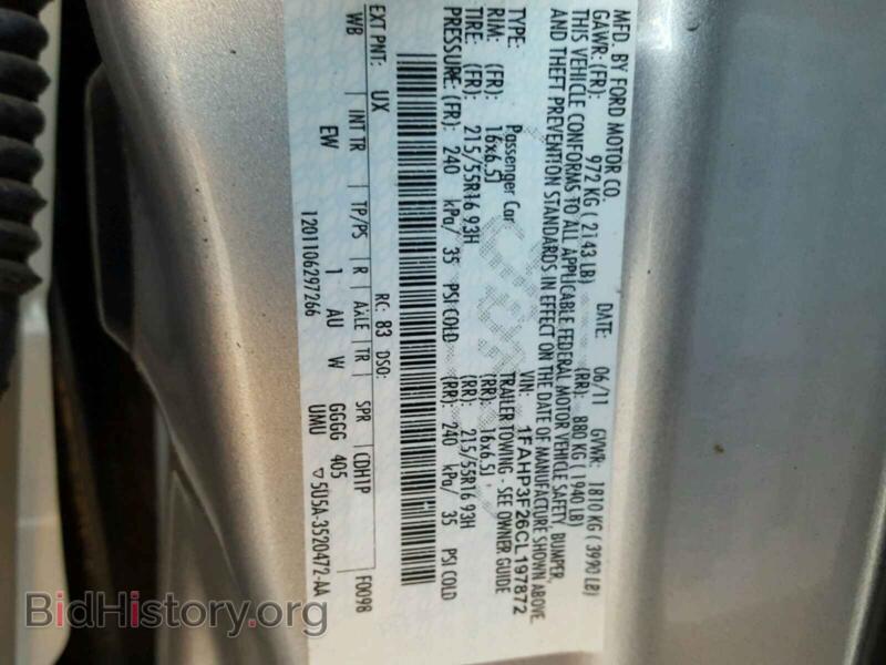 2012 Ford FOCUS (VIN 1FAHP3F26CL197872) — photo 9 of 9