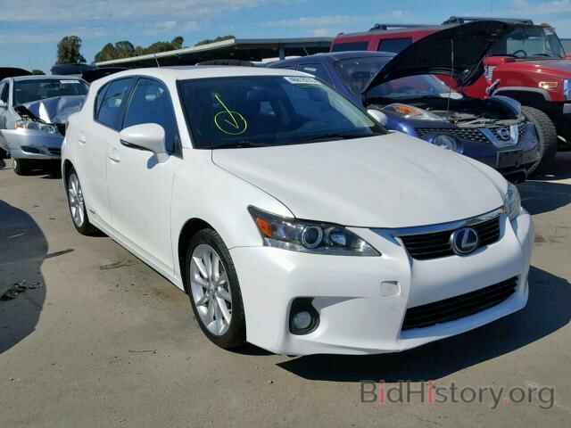 Photo JTHKD5BH1C2075892 - LEXUS CT 200 2012