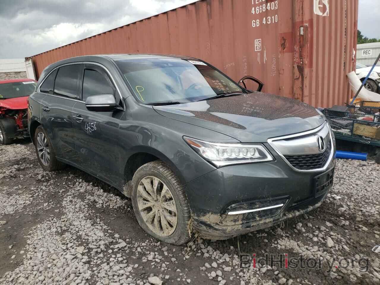 Фотография 5FRYD4H45GB045404 - ACURA MDX 2016