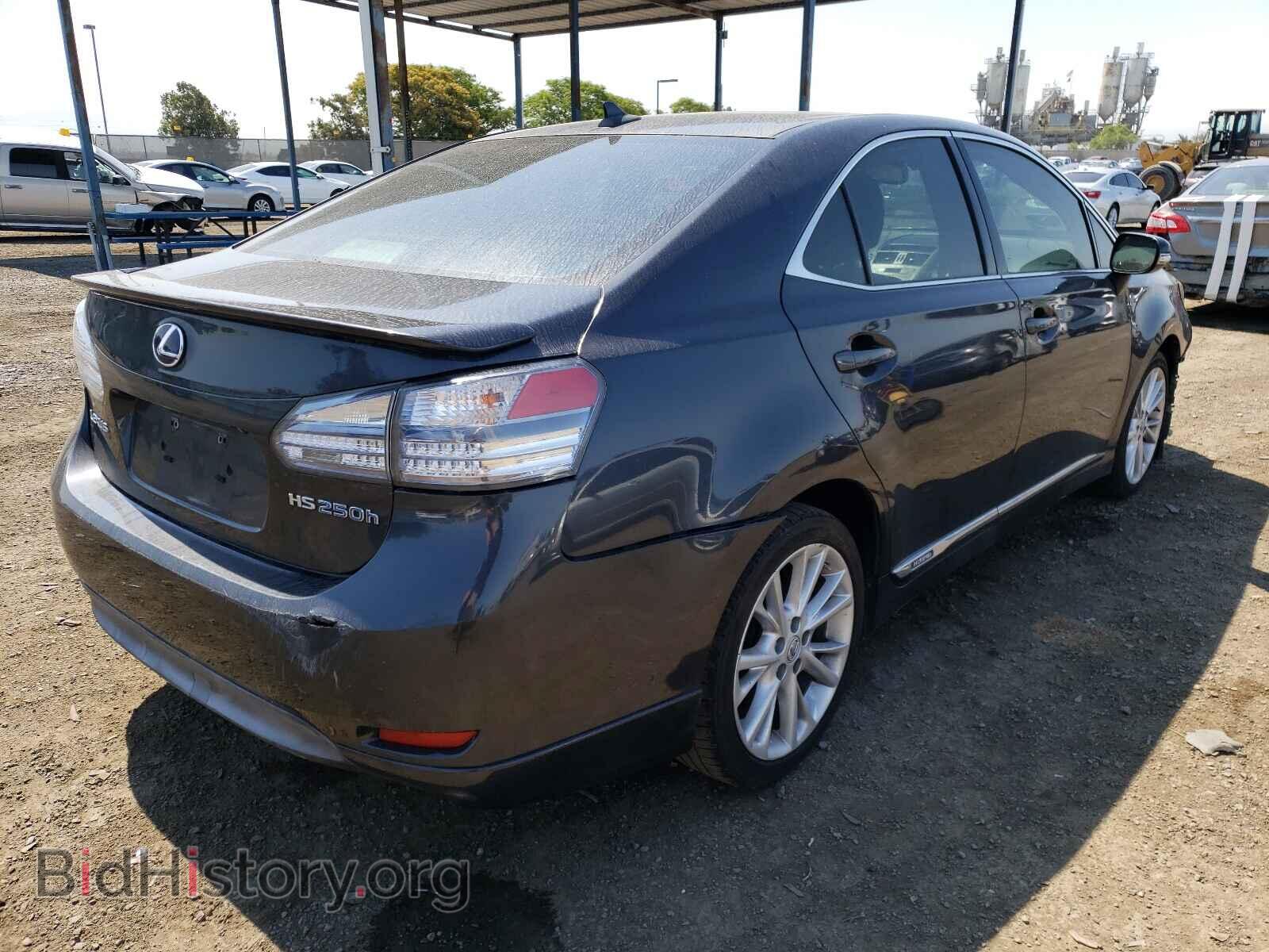 2010 LEXUS HS - VIN: JTHBB1BA7A2032608 - Фото 4