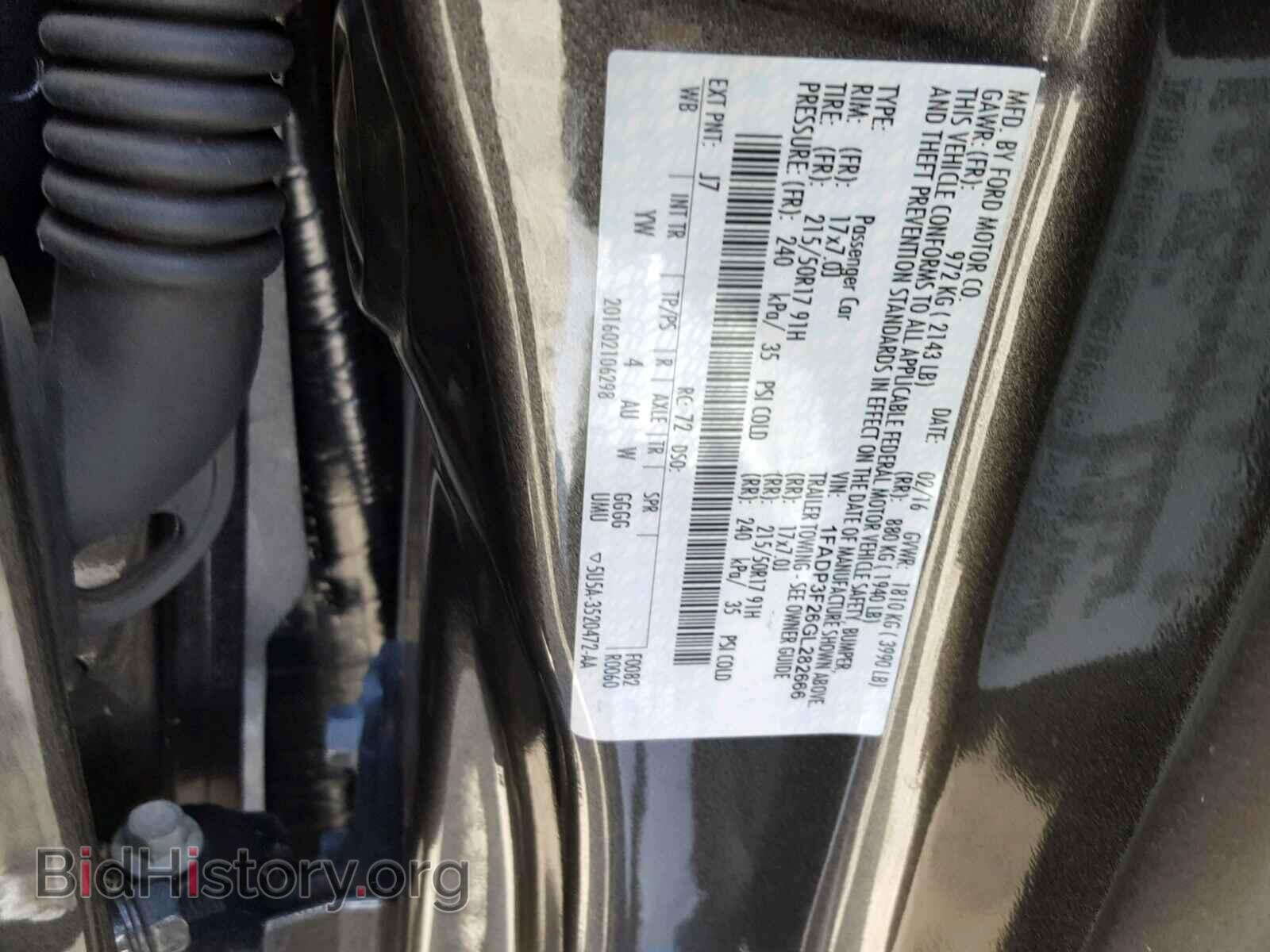 2016 FORD FOCUS - VIN: 1FADP3F26GL282666 - Photo 10
