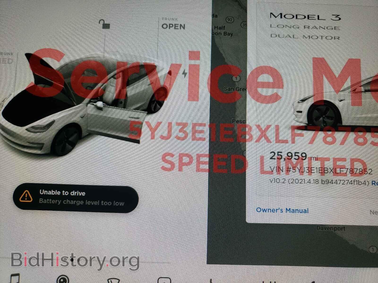 2020 TESLA MODEL 3 - VIN: 5YJ3E1EBXLF787852 - Фото 8