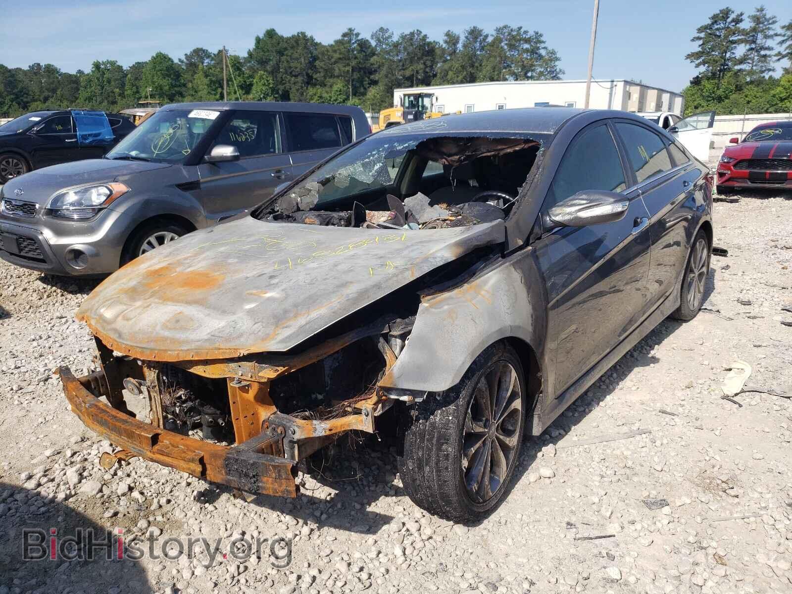 2014 HYUNDAI SONATA - VIN: 5NPEC4AC7EH878886 - Фото 2