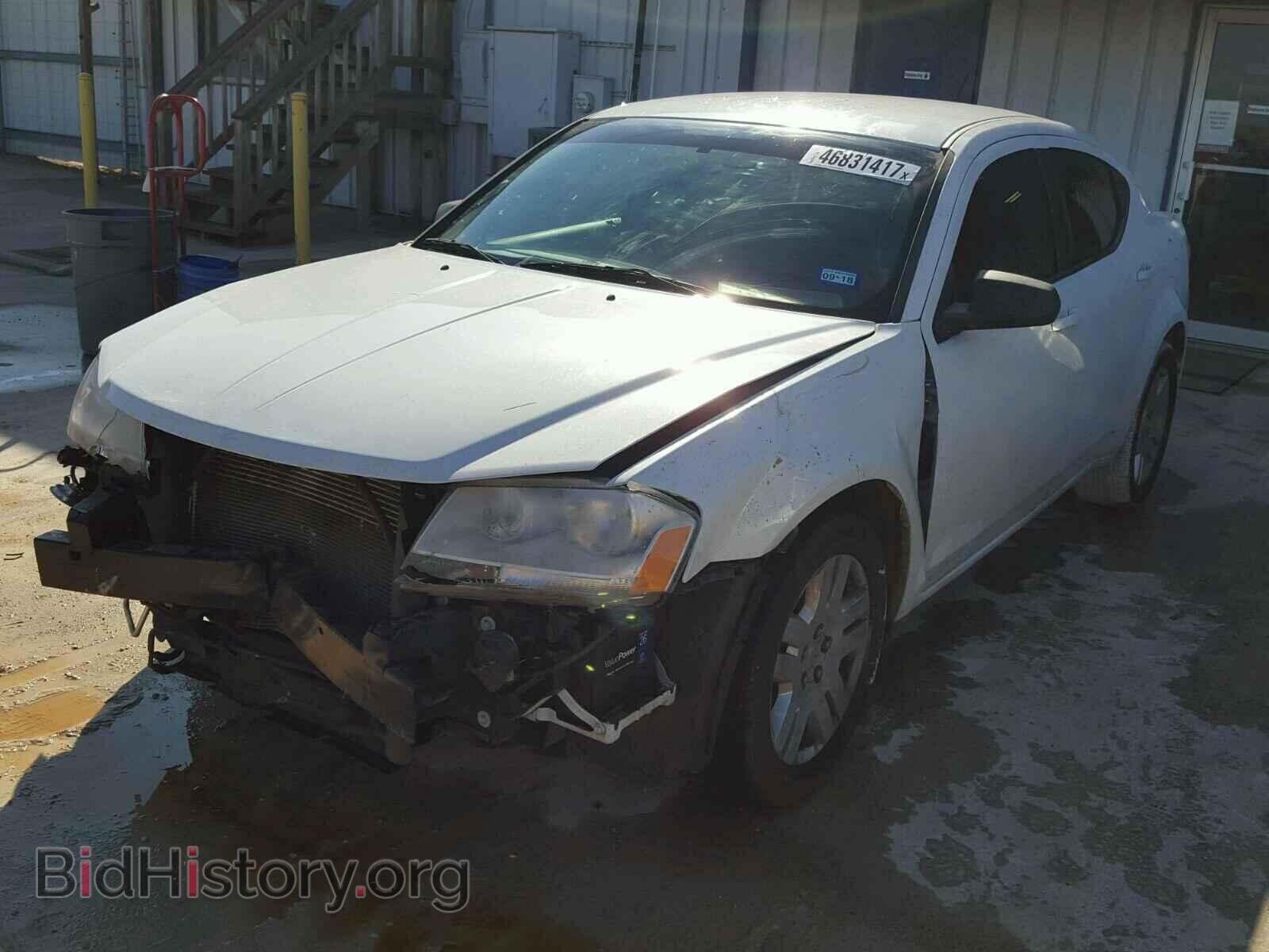 2013 DODGE AVENGER - VIN: 1C3CDZAB2DN676193 - Фото 2