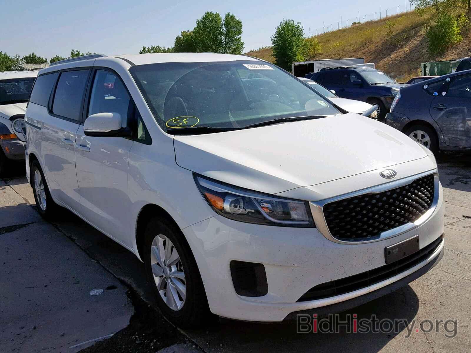 Фотография KNDMB5C1XG6142828 - KIA SEDONA LX 2016