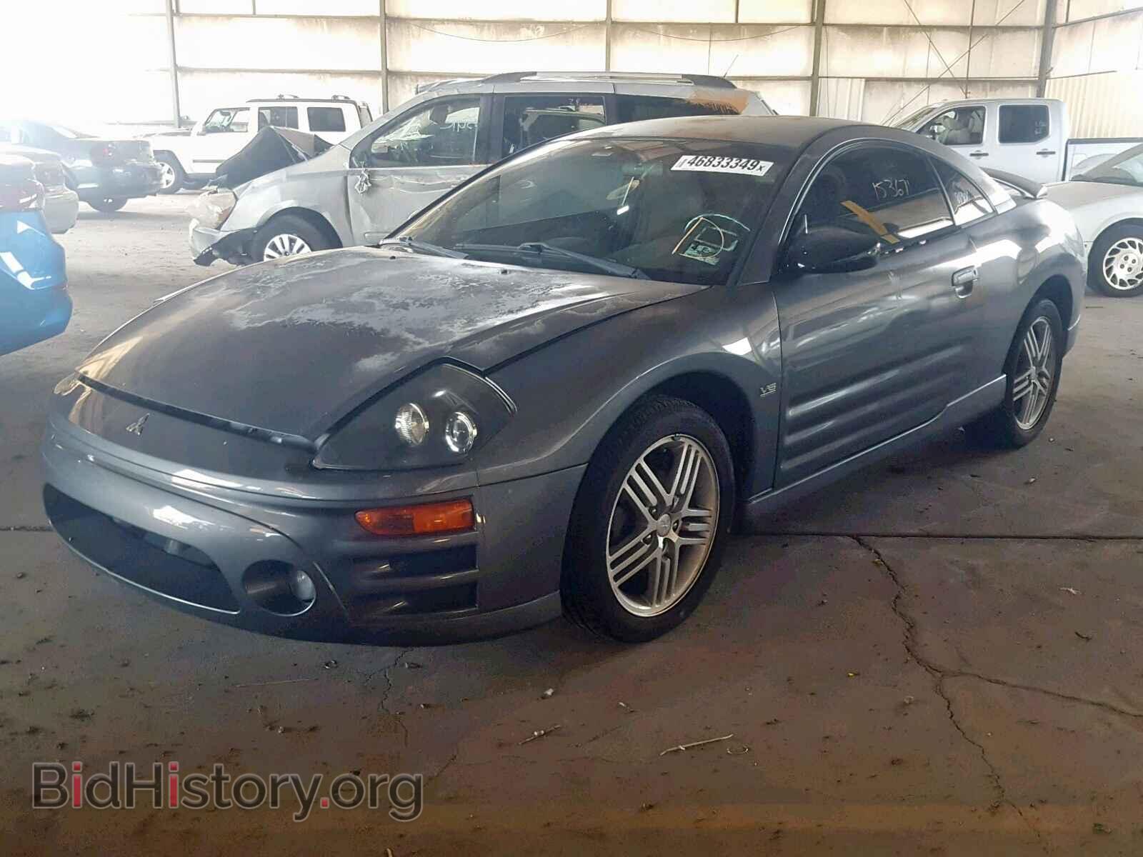2004 MITSUBISHI ECLIPSE - VIN: 4A3AC84H74E074712 - Фото 2