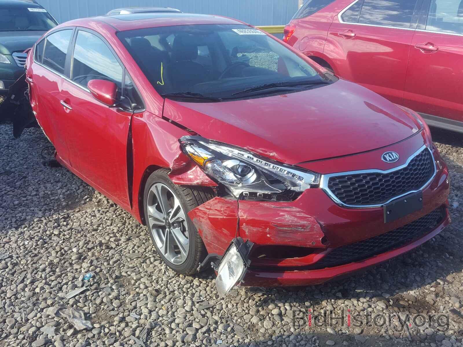 Photo KNAFZ4A88G5551072 - KIA FORTE 2016