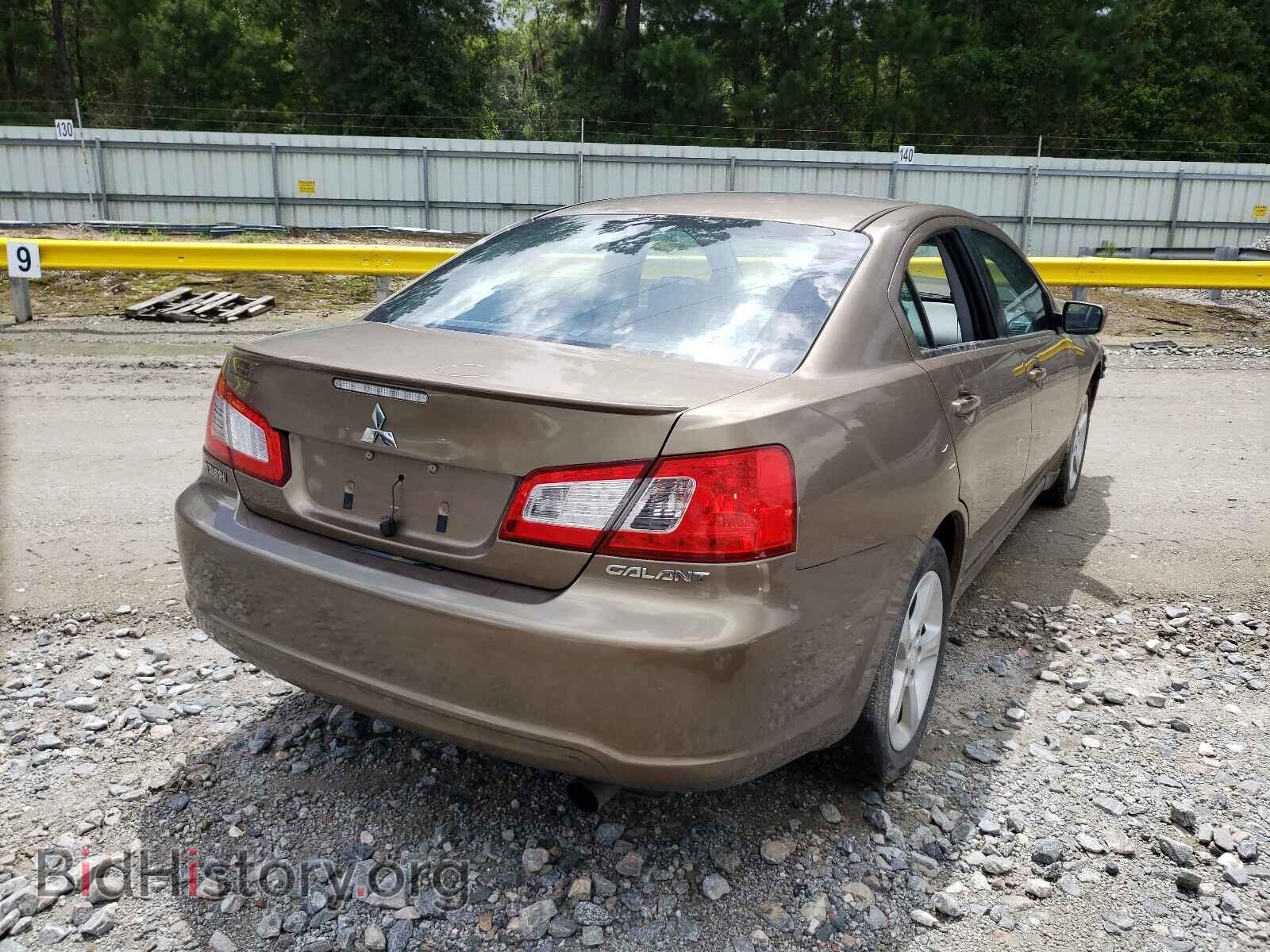 2009 MITSUBISHI GALANT - VIN: 4A3AB36F99E003522 - Фото 4