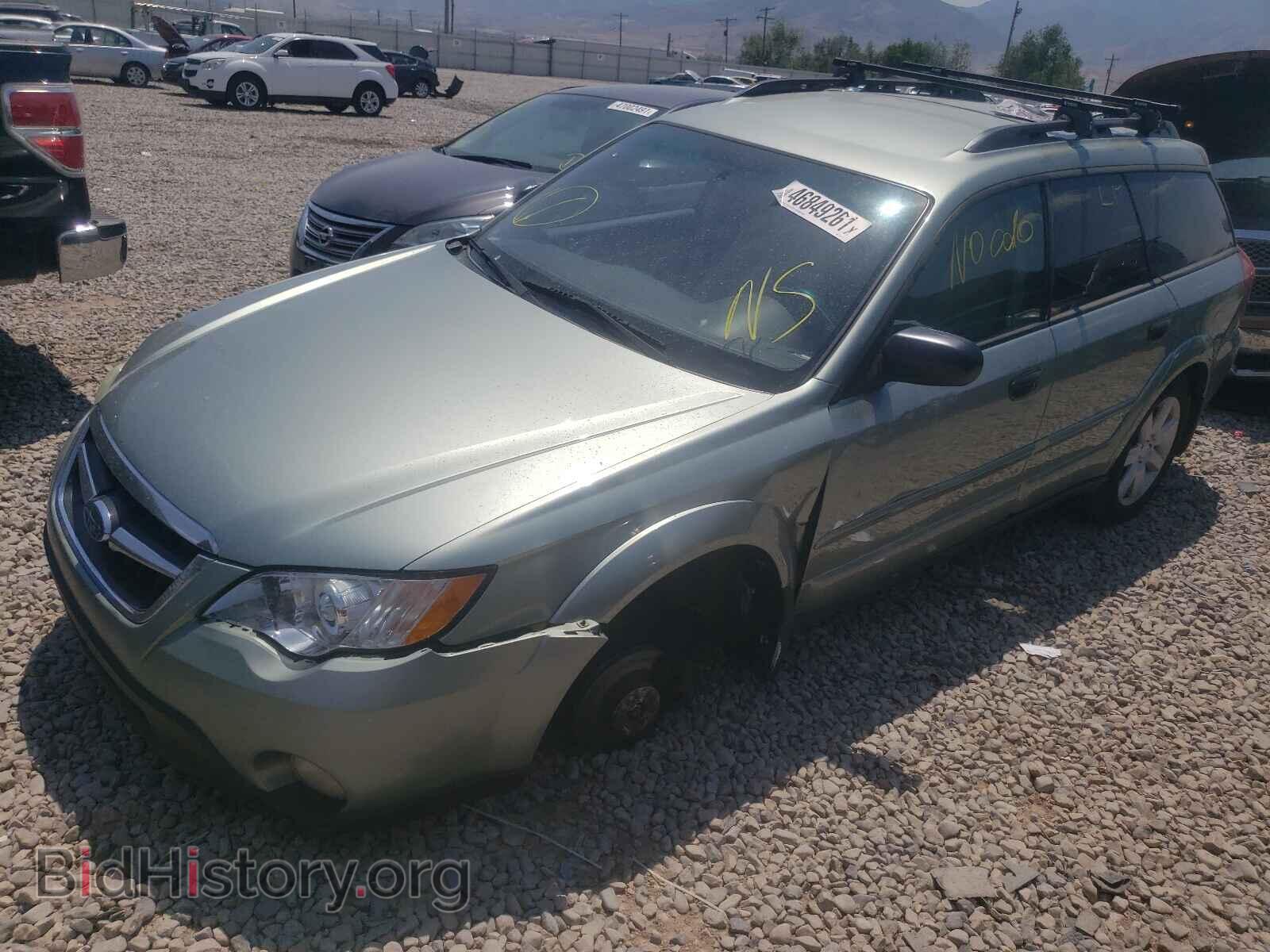 2009 SUBARU OUTBACK - VIN: 4S4BP61C397310093 - Фото 2