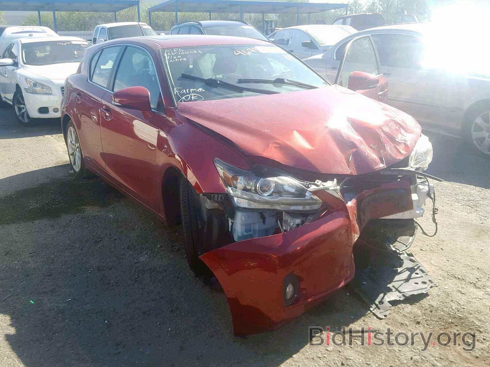 Photo JTHKD5BH2D2156482 - LEXUS CT 200 2013