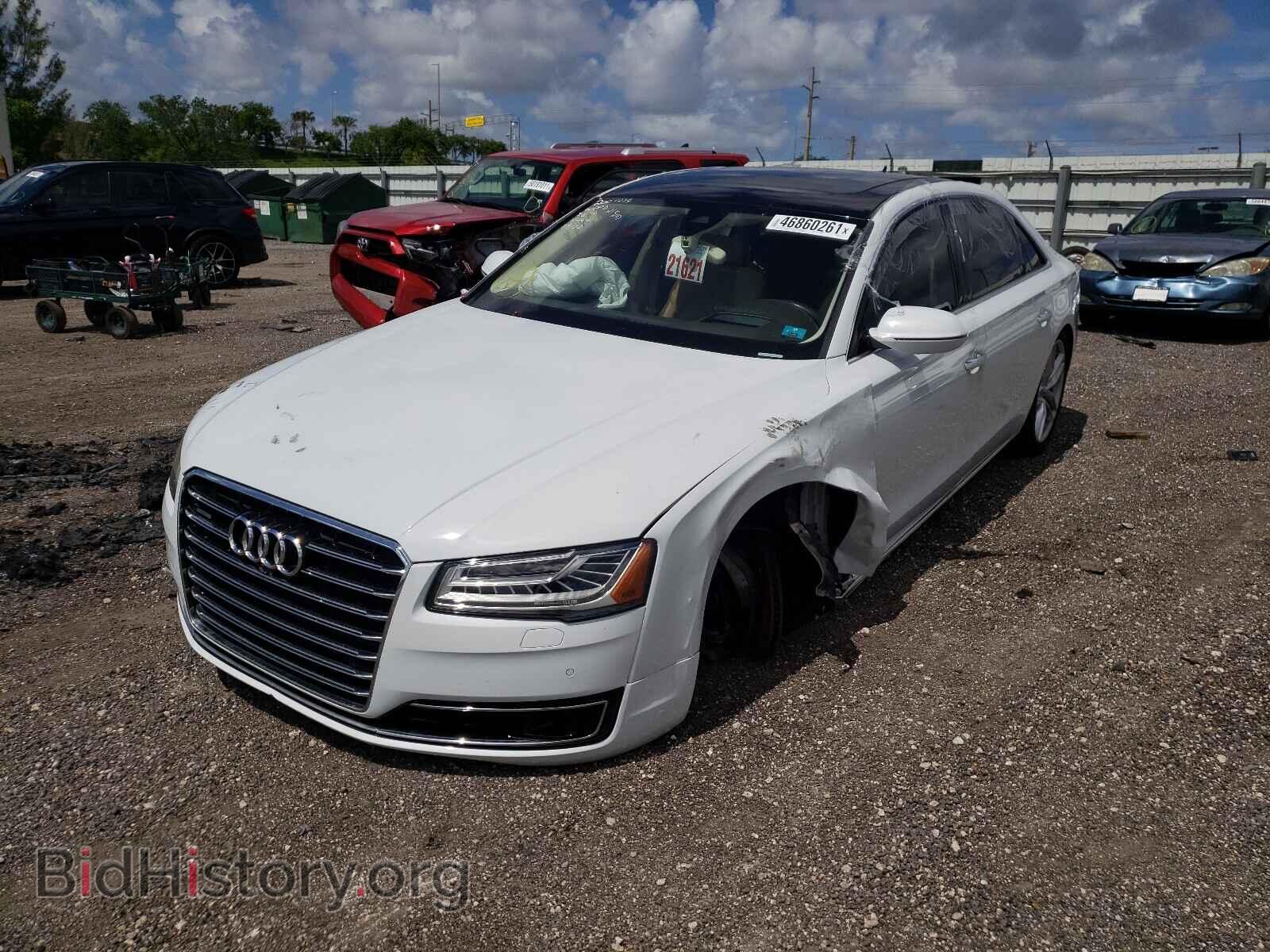 2015 AUDI A8 - VIN: WAU32AFD9FN013278 - Фото 2