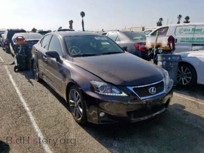 2012 Lexus IS IS 350, коричневый — VIN JTHBE5C21C5028884, Copart