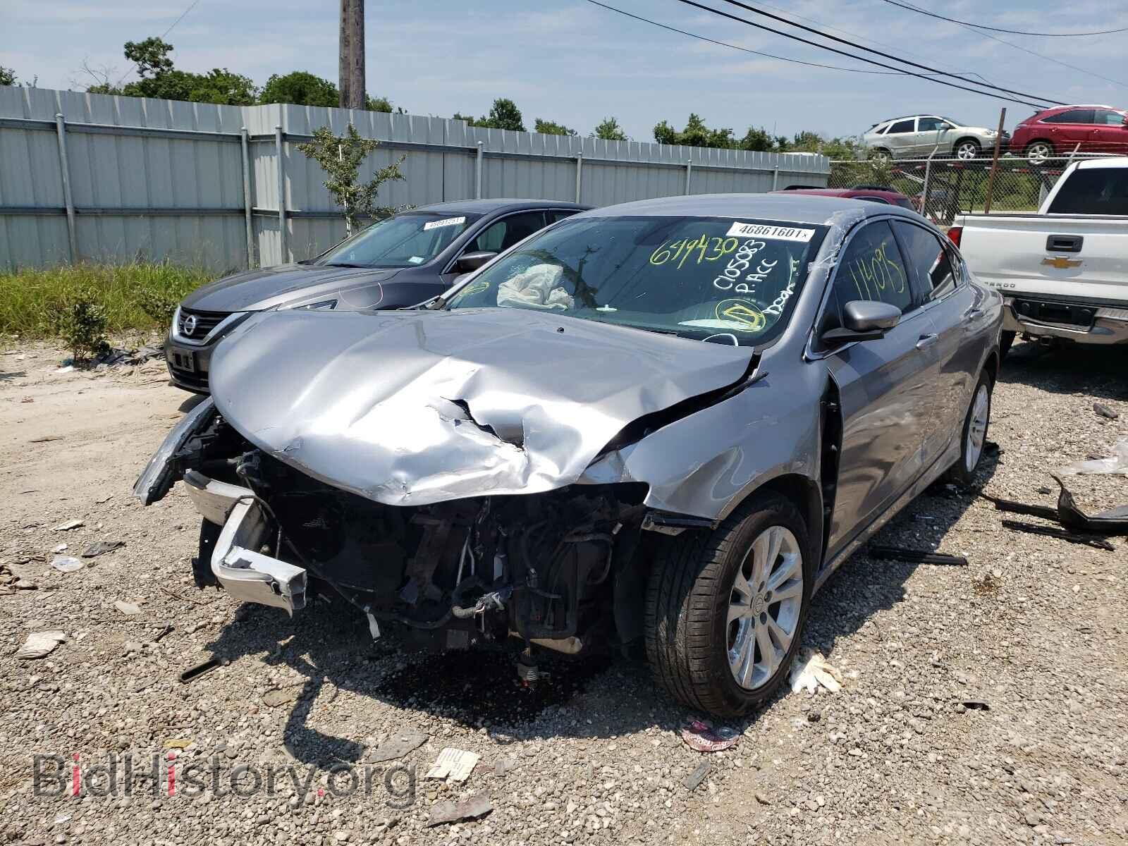 2015 CHRYSLER 200 - VIN: 1C3CCCAB5FN649430 - Фото 2
