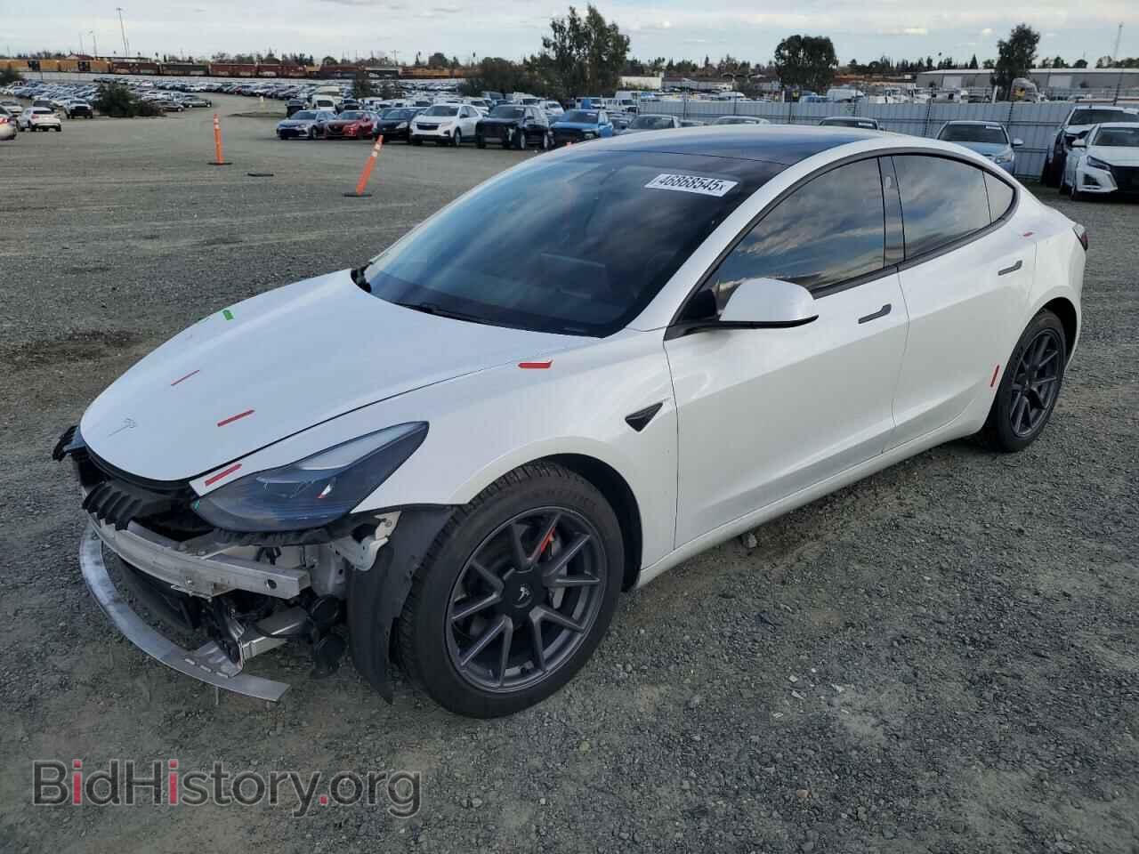 Photo 5YJ3E1EB2MF872590 - TESLA MODEL 3 2021