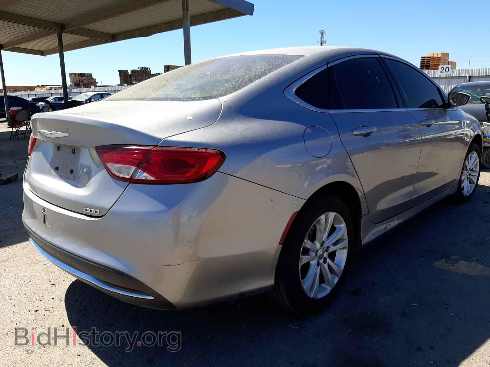 2015 CHRYSLER 200 - VIN: 1C3CCCAB8FN637112 - Фото 4