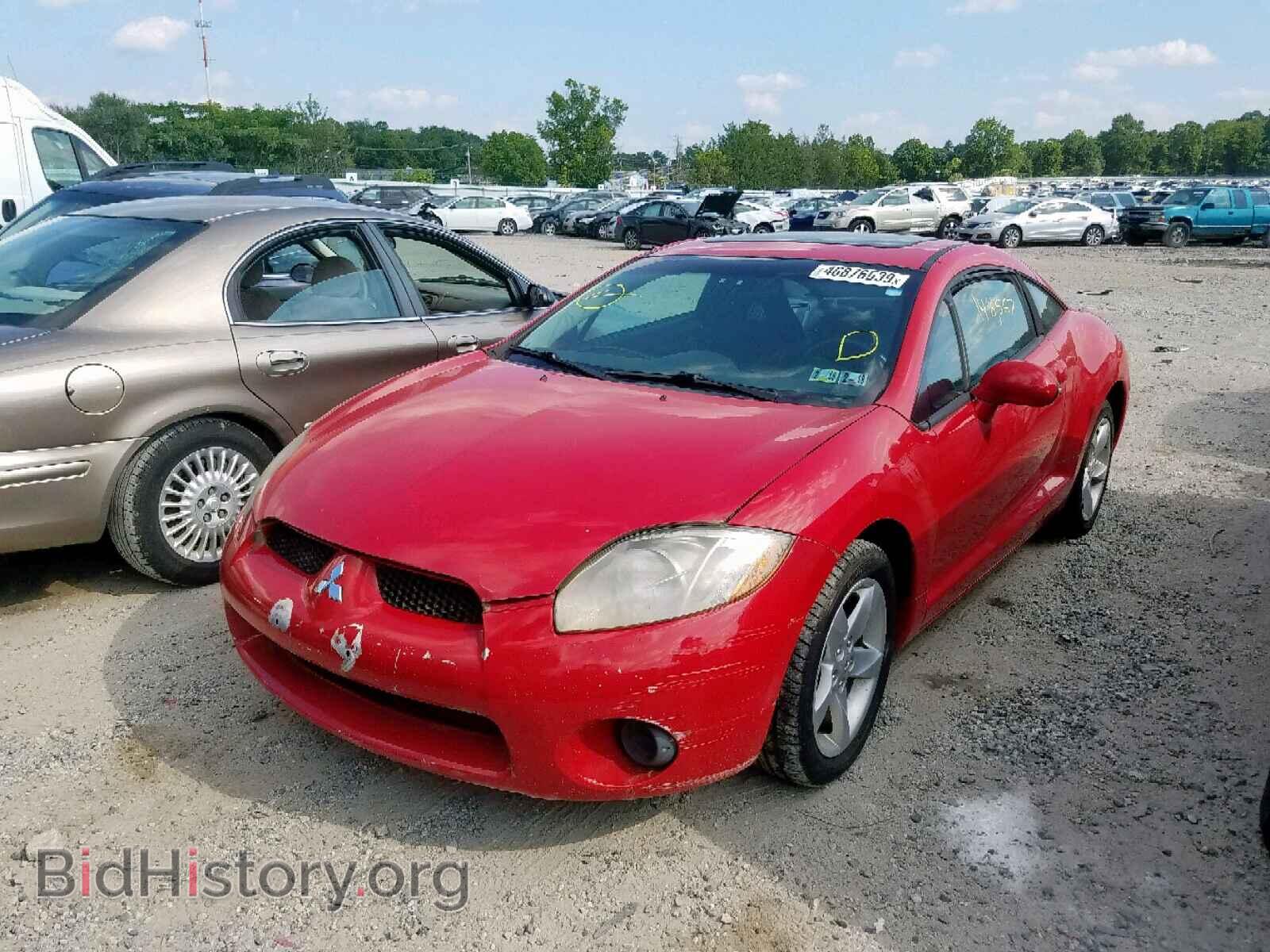 2007 MITSUBISHI ECLIPSE - VIN: 4A3AK24F17E024049 - Фото 2
