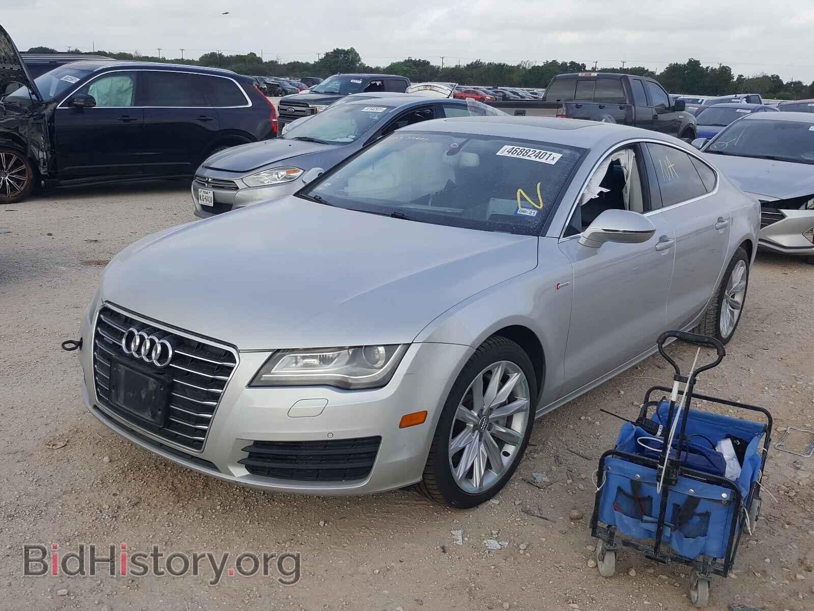 2012 AUDI A7 - VIN: WAUSGAFC9CN001485 - Фото 2
