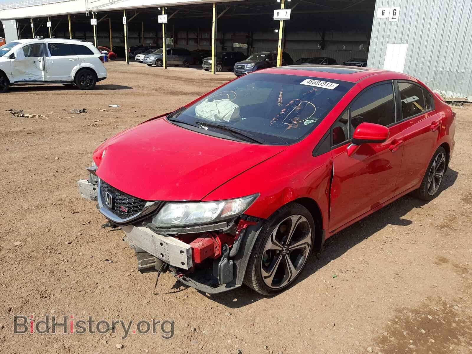 2015 HONDA CIVIC - VIN: 2HGFB6E52FH704976 - Фото 2