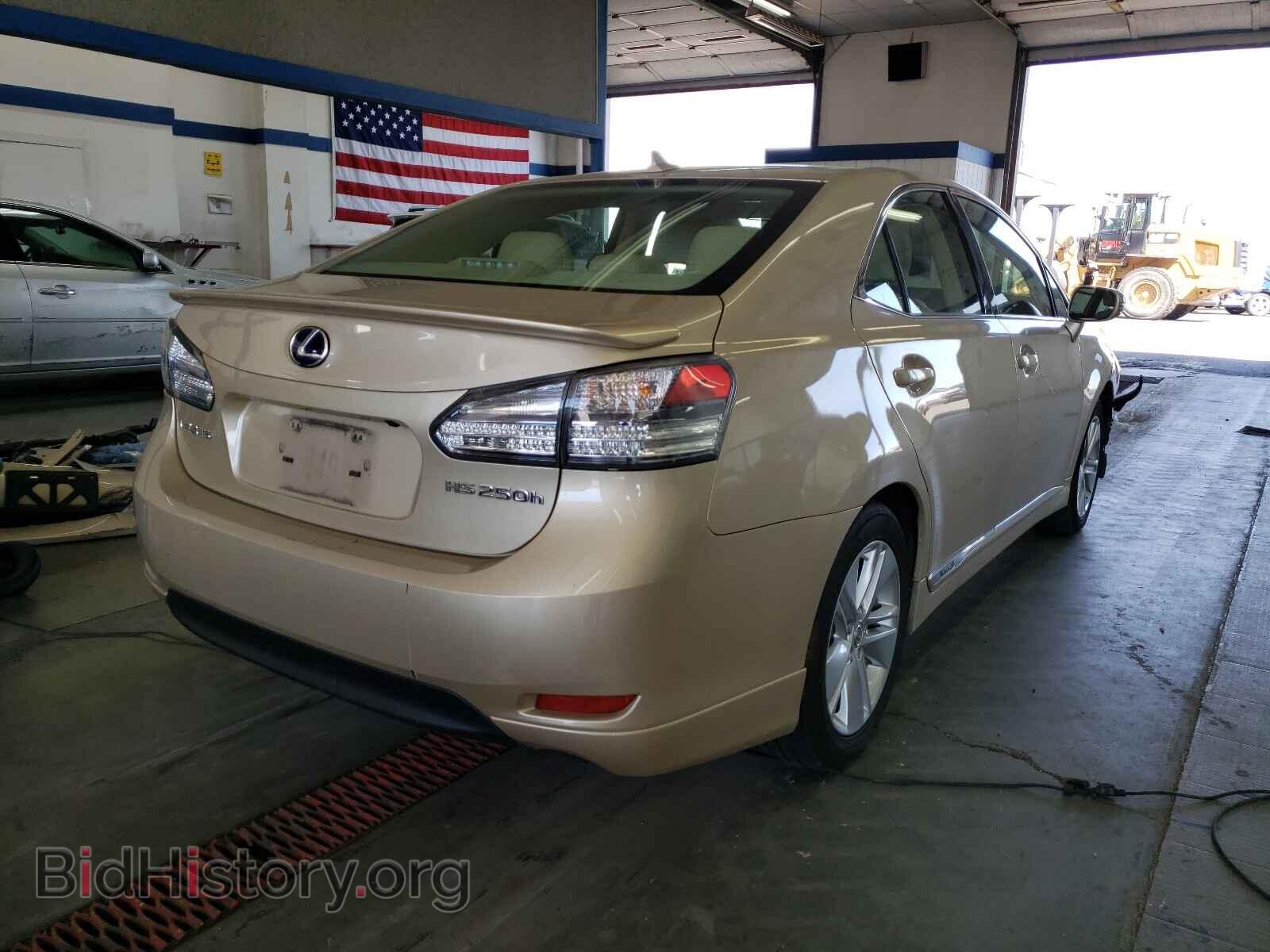 2010 LEXUS HS - VIN: JTHBB1BA6A2023642 - Фото 4