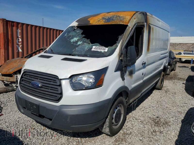 2016 Ford TRANSIT T-250 (VIN 1FTYR2CM9GKB23717) — фото 1 из 13, Copart, повреждение: пожар