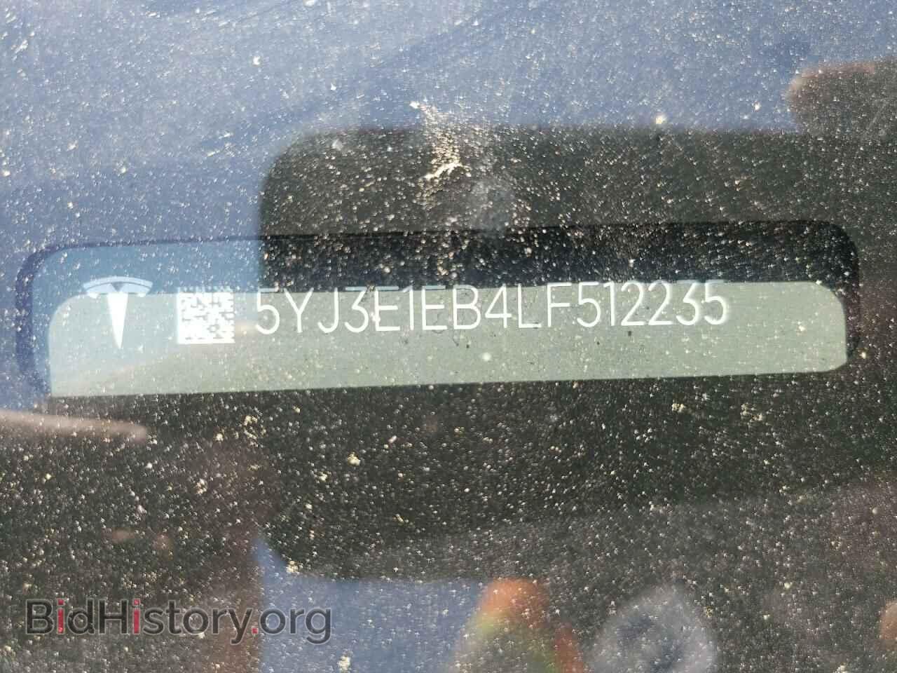 2020 TESLA MODEL 3 - VIN: 5YJ3E1EB4LF512235 - Фото 10
