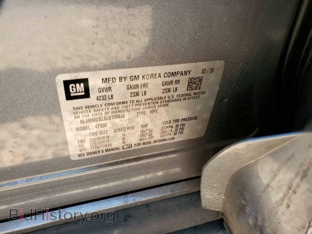 2020 BUICK ENCORE - VIN: KL4MMDSL8LB109846 - Photo 13